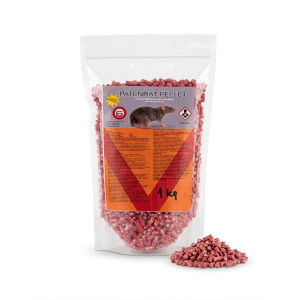 Trucizna  granulat  1000g  czerwony  PATENRAT